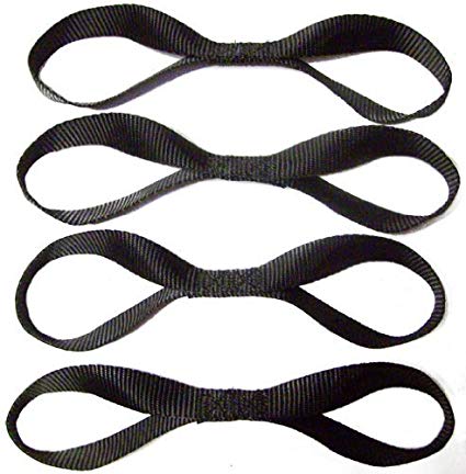 (4-Pk) Sports & Outdoors Soft Tie-Down Straps