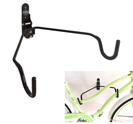 LifeStore Adjustable Tilt Wall Mount Bike Bicycle Storage Rack Hanger Hook