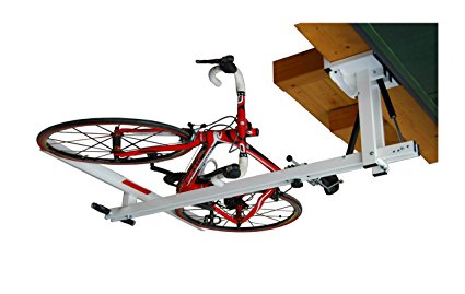 flat-bike-lift - The new overhead rack to store the bikes flat to the garage ceiling