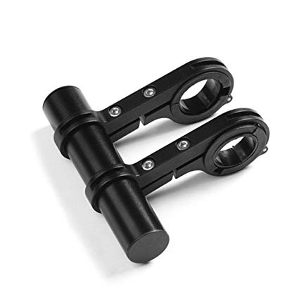 Binmer(TM) Bike Flashlight Holder Handle Bar Bicycle Accessories Extender Mount Bracket (Black)