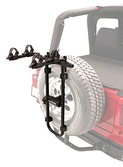 Hollywood Racks Bolt-On Spare Tire Rack, Black