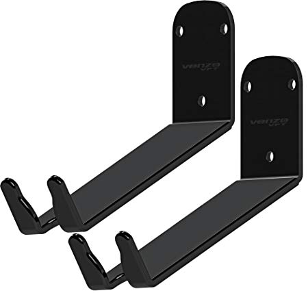 Venzo Bike Bicycle Cycling Pedal Wall Mount Storage Hanger Stand