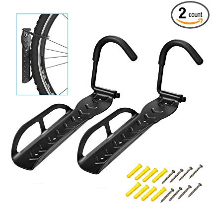 Bicycle Wall Hook Rack Holder Hanger Stand, Vertical Bike Storage , Garage Wall Rack , Mount for Hanging Bicycle, Bike Hook Save the Space